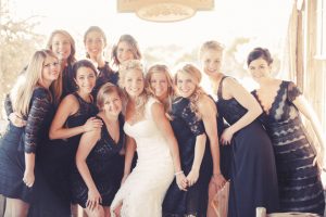 Navy Blue Bridesmaids Dresses