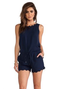 Navy Blue Romper