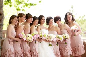 Pale Pink Bridesmaid Dress