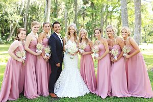 Pink Bridesmaids Dresses