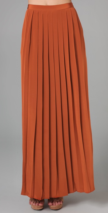 Long Pleated Skirts | DressedUpGirl.com