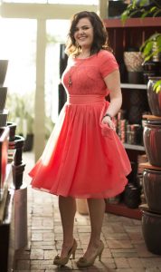 Plus Size Coral Bridesmaid Dresses