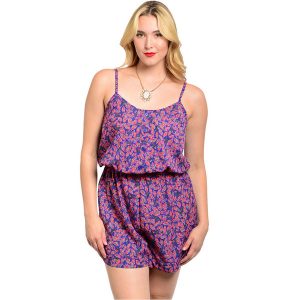 Plus Size Short Romper