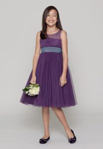 Purple Junior Bridesmaid Dresses