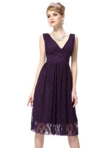 Purple Lace Bridesmaid Dresses