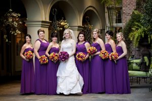 Purple Long Bridesmaid Dresses