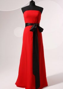 Red and Black Bridesmaid Dresses
