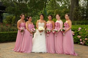Rose Pink Bridesmaid Dresses