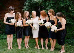 Short Black Bridesmaid Dresses