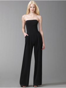 Strapless Black Jumpsuit