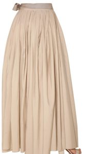 Taffeta Skirt Long