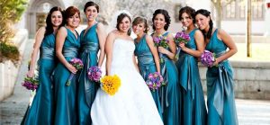 Teal Bridesmaids Dress