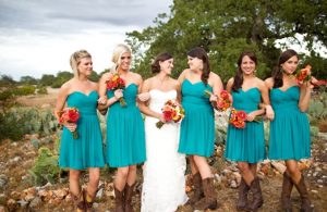 Turquoise Blue Bridesmaid Dresses