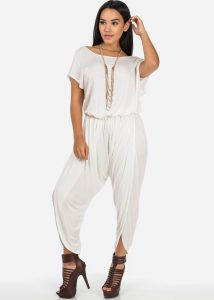 White Harem Jumpsuit