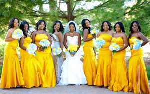 Yellow Bridesmaid Dresses