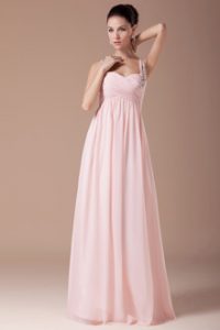 Blush Chiffon Bridesmaid Dresses