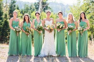 Bridesmaid Dresses Green