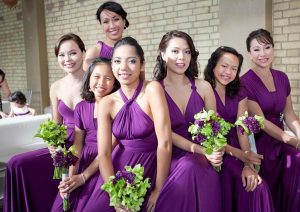 Bridesmaids Dresses Plum