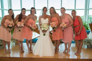 Coral Peach Bridesmaid Dresses