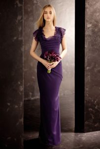 Dark Plum Bridesmaid Dresses