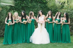 Forest Green Bridesmaid Dresses