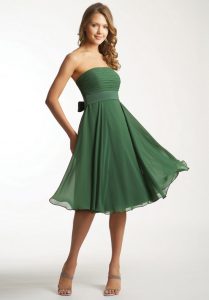 Green Bridesmaid Dress