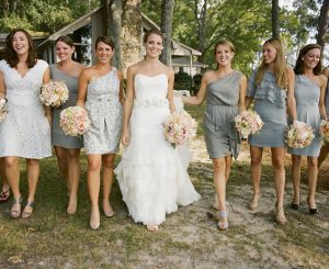 Grey Bridesmaid Dress