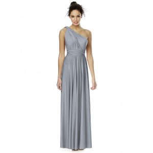 Grey Chiffon Bridesmaid Dresses