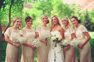 Lace Vintage Bridesmaid Dresses