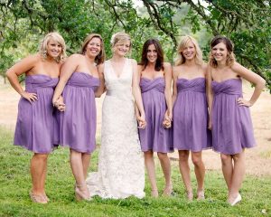 Lavender Bridesmaids Dress