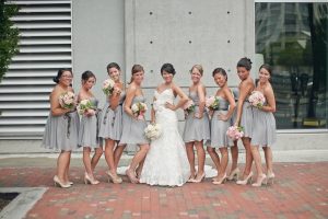 Light Grey Bridesmaid Dresses