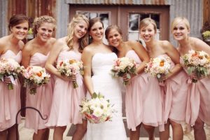 Light Peach Bridesmaid Dresses