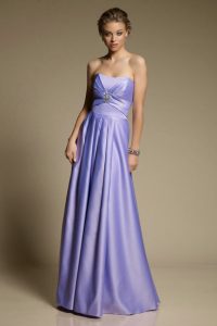Long Lavender Bridesmaid Dresses