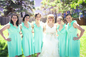 Mint Bridesmaids Dress