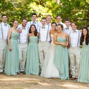 Mint Colored Bridesmaid Dresses