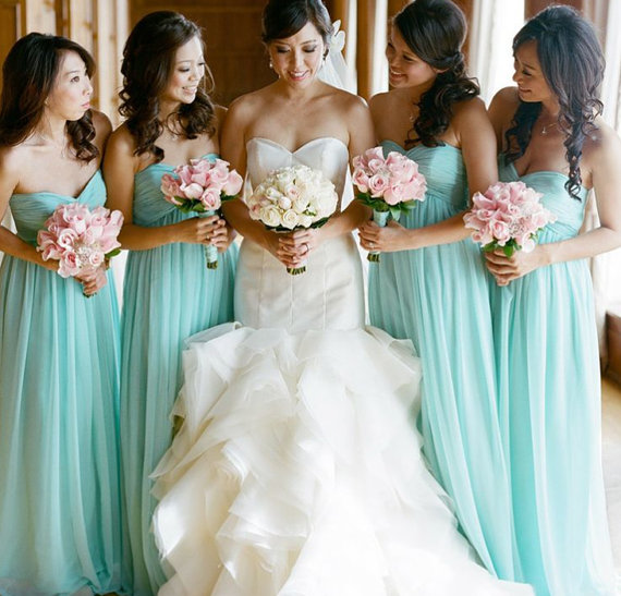 Mint Bridesmaid Dresses | Dressed Up Girl