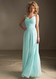 Mint Green Chiffon Bridesmaid Dresses