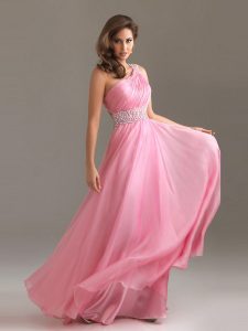 Pink Chiffon Bridesmaid Dresses