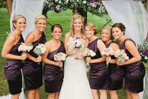Plum Bridesmaids Dress