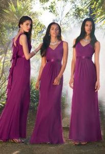 Plum Bridesmaids Dresses