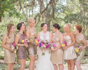 Sequin Bridesmaid Dresses Short