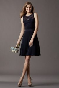 Short Black Bridesmaid Dresses