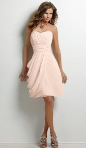 Short Chiffon Bridesmaid Dresses