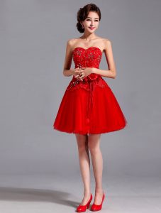 Short Red Bridesmaid Dresses