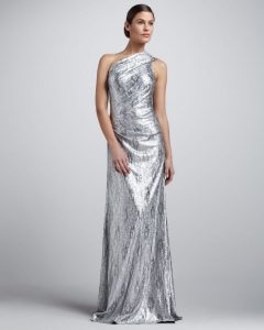 Silver Bridesmaids Dress