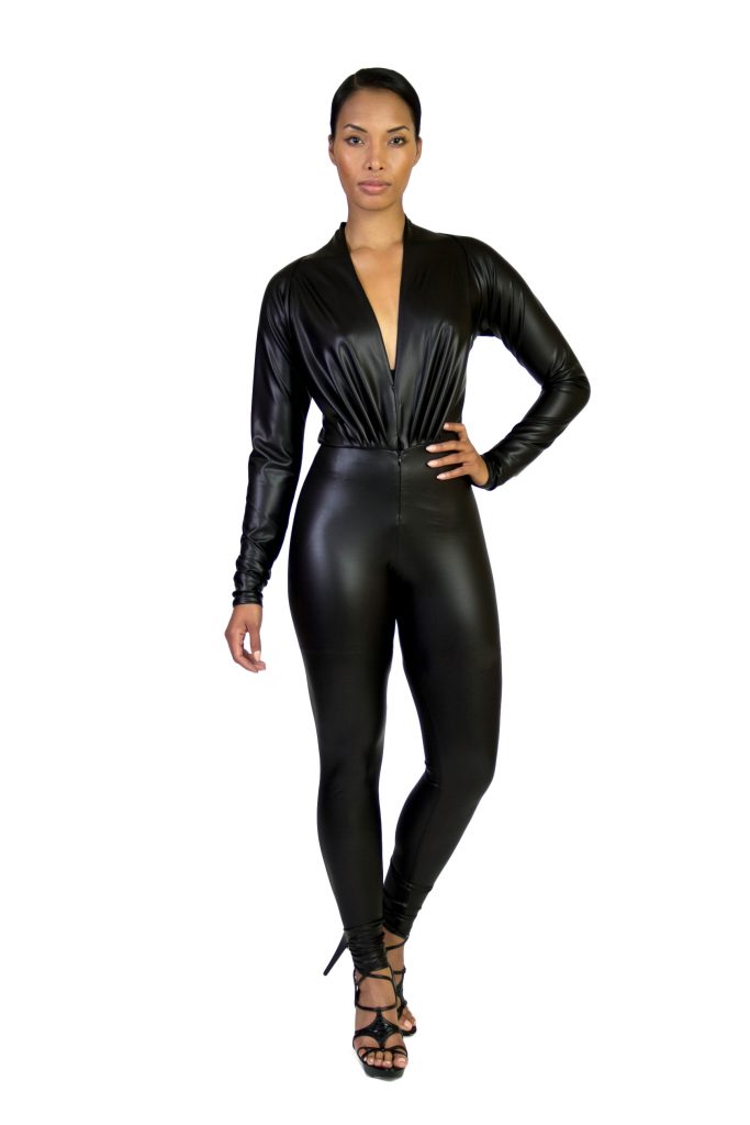 jumpsuit with long jacket