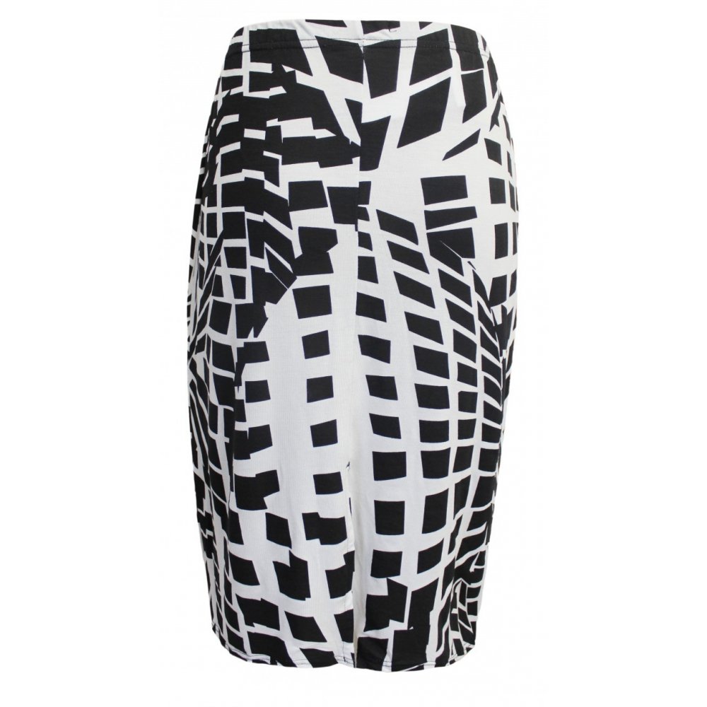 Black and White Pencil Skirt | DressedUpGirl.com