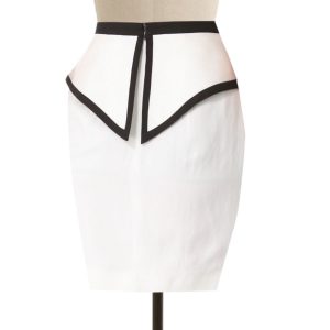 Black and White Pencil Skirts