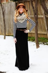 Long Black Maxi Skirt Pictures