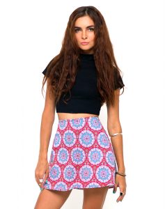 A Line Mini Skirt